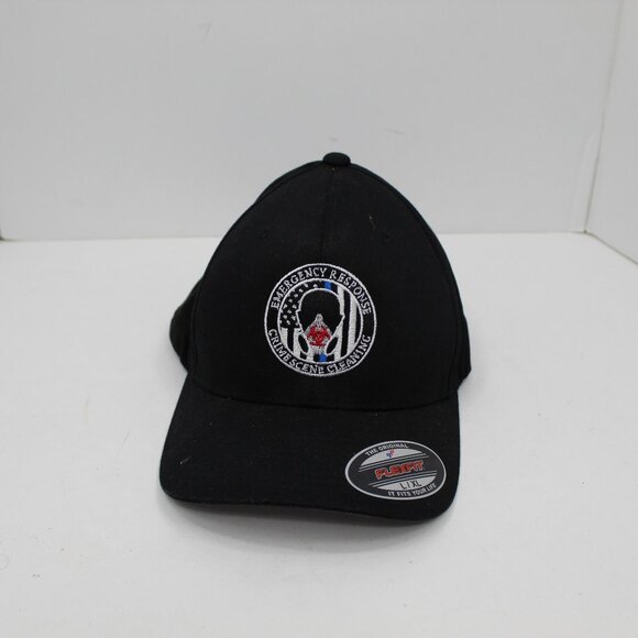Emergency Response Crime Scene Cleaning Flex Fit Black Hat Size X/XL - Picture 1 of 4